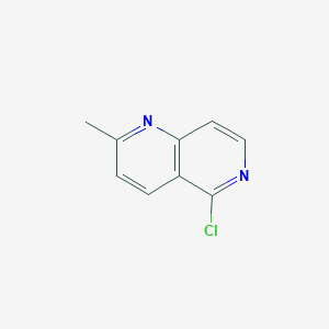 B2551650 5-Chloro-2-methyl-1,6-naphthyridine CAS No. 1001754-84-2