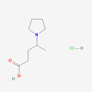 B2551739 4-Pyrrolidin-1-ylpentanoic acid hydrochloride CAS No. 1185297-26-0; 889940-05-0