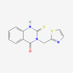 molecular formula C12H9N3OS2 B2551769 ZINC49534341 CAS No. 1274013-03-4