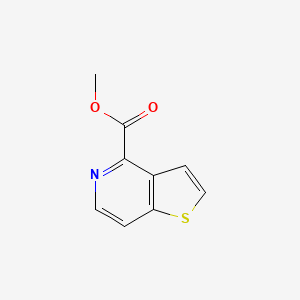 molecular formula C9H7NO2S B2551775 Methyl thieno[3,2-C]pyridine-4-carboxylate CAS No. 1140239-89-9