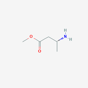molecular formula C5H11NO2 B025519 (R)-Methyl 3-aminobutanoate CAS No. 103189-63-5