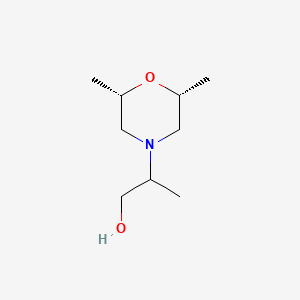 molecular formula C9H19NO2 B2551901 2-(Cis-2,6-dimethylmorpholino)propan-1-ol CAS No. 1847604-63-0