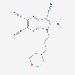 molecular formula C16H16N8O B255194 MFCD02333412 