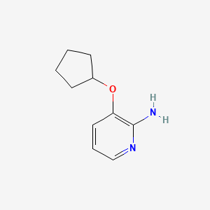 molecular formula C10H14N2O B2551989 3-(Cyclopentyloxy)pyridin-2-amine CAS No. 1152595-98-6