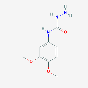 B2552060 N-(3,4-dimethoxyphenyl)-1-hydrazinecarboxamide CAS No. 788795-18-6