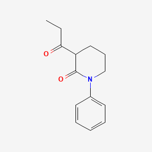 1-Phenyl-3-propanoylpiperidine-2-one
