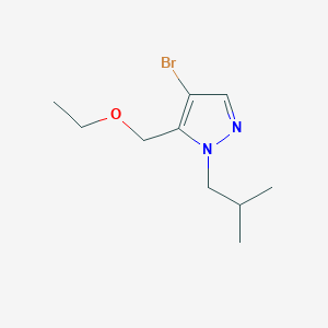 4-bromo-5-(ethoxymethyl)-1-isobutyl-1H-pyrazole