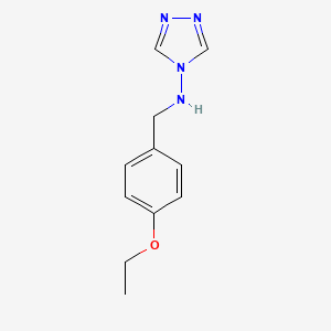 molecular formula C11H14N4O B2552177 N-(4-ethoxybenzyl)-4H-1,2,4-triazol-4-amine CAS No. 445410-54-8