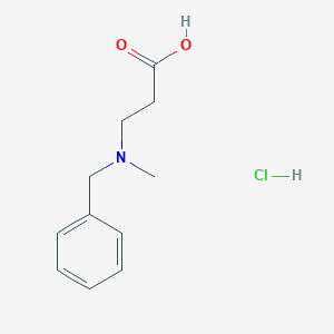 molecular formula C11H16ClNO2 B2552228 3-(Benzyl(methyl)amino)propanoic acid hydrochloride CAS No. 1245570-06-2