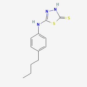 5-(4-Butyl-phenylamino)-[1,3,4]thiadiazole-2-thiol
