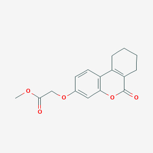 methyl [(6-oxo-7,8,9,10-tetrahydro-6H-benzo[c]chromen-3-yl)oxy]acetate