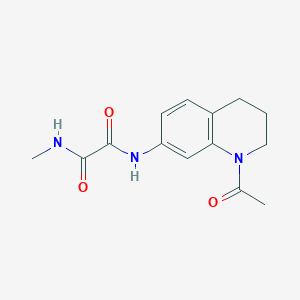 N'-(1-acetyl-3,4-dihydro-2H-quinolin-7-yl)-N-methyloxamide