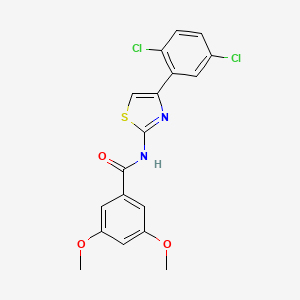 N-[4-(2,5-dichlorophenyl)-1,3-thiazol-2-yl]-3,5-dimethoxybenzamide