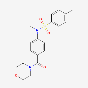 4,N-Dimethyl-N-[4-(morpholine-4-carbonyl)-phenyl]-benzenesulfonamide