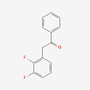 molecular formula C14H10F2O B2552359 2-(2,3-Difluorophenyl)-1-phenylethanone CAS No. 1498370-47-0