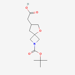 2-(2-(Tert-butoxycarbonyl)-5-oxa-2-azaspiro[3.4]octan-7-yl)acetic acid