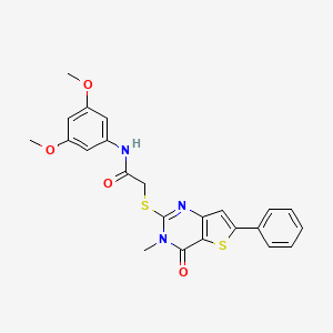 2-(3-{[(4-chlorophenyl)sulfonyl]amino}phenoxy)-N-isopropylnicotinamide