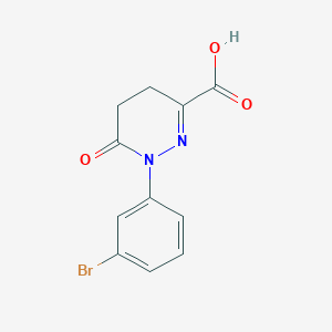 1-(3-Bromophenyl)-6-oxo-1,4,5,6-tetrahydropyridazine-3-carboxylic acid