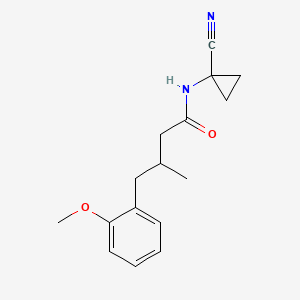 N-(1-Cyanocyclopropyl)-4-(2-methoxyphenyl)-3-methylbutanamide