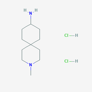 3-Methyl-3-azaspiro[5.5]undecan-9-amine dihydrochloride