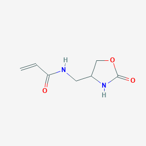 N-[(2-Oxo-1,3-oxazolidin-4-yl)methyl]prop-2-enamide
