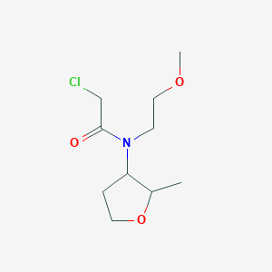 2-Chloro-N-(2-methoxyethyl)-N-(2-methyloxolan-3-yl)acetamide