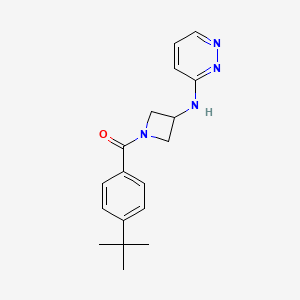 N-[1-(4-tert-butylbenzoyl)azetidin-3-yl]pyridazin-3-amine
