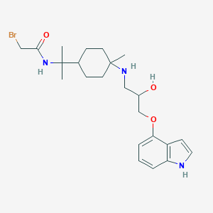 molecular formula C23H34BrN3O3 B025527 (+/-)-品多宾 CAS No. 106469-51-6