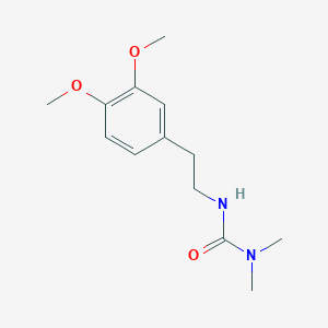molecular formula C13H20N2O3 B255273 N'-[2-(3,4-dimethoxyphenyl)ethyl]-N,N-dimethylurea 