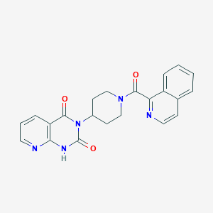 3-(1-(isoquinoline-1-carbonyl)piperidin-4-yl)pyrido[2,3-d]pyrimidine-2,4(1H,3H)-dione