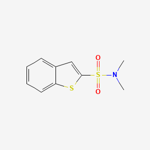 molecular formula C10H11NO2S2 B2552889 N,N-Dimethyl-1-benzothiophene-2-sulfonamide CAS No. 1263274-69-6