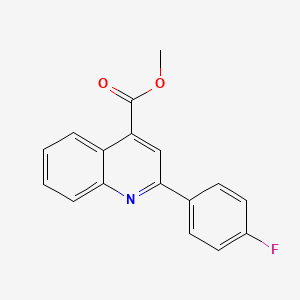 molecular formula C17H12FNO2 B2552891 Methyl 2-(4-fluorophenyl)quinoline-4-carboxylate CAS No. 327092-77-3
