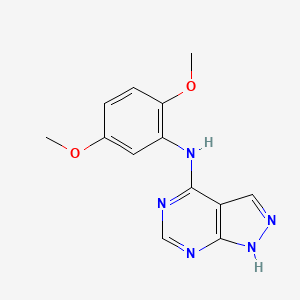 N-(2,5-dimethoxyphenyl)-1H-pyrazolo[3,4-d]pyrimidin-4-amine