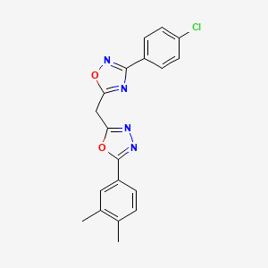 2-[7-(azepan-1-ylsulfonyl)-2-oxo-2,3,4,5-tetrahydro-1H-1-benzazepin-1-yl]-N-cyclohexylacetamide