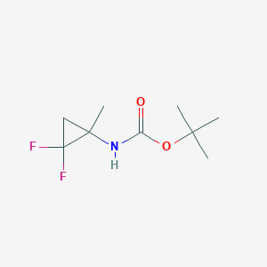 tert-Butyl N-(2,2-difluoro-1-methylcyclopropyl)carbamate