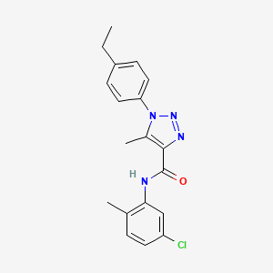 N-(5-chloro-2-methylphenyl)-1-(4-ethylphenyl)-5-methyl-1H-1,2,3-triazole-4-carboxamide