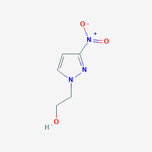 molecular formula C5H7N3O3 B2552969 2-(3-nitro-1H-pyrazol-1-yl)ethanol CAS No. 956951-01-2