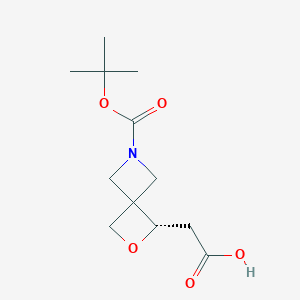 2-(6-(Tert-butoxycarbonyl)-2-oxa-6-azaspiro[3.3]heptan-1-yl)acetic acid