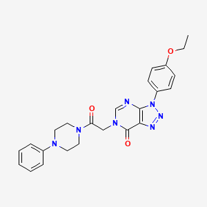 3-(4-ethoxyphenyl)-6-(2-oxo-2-(4-phenylpiperazin-1-yl)ethyl)-3H-[1,2,3]triazolo[4,5-d]pyrimidin-7(6H)-one