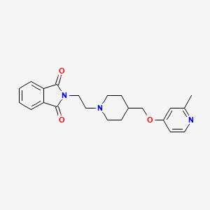 2-[2-[4-[(2-Methylpyridin-4-yl)oxymethyl]piperidin-1-yl]ethyl]isoindole-1,3-dione