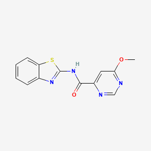 N-(benzo[d]thiazol-2-yl)-6-methoxypyrimidine-4-carboxamide