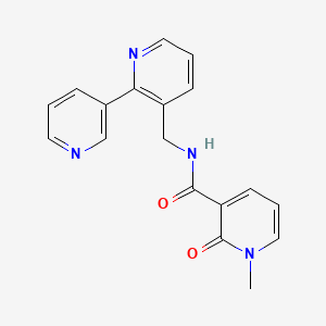 N-([2,3'-bipyridin]-3-ylmethyl)-1-methyl-2-oxo-1,2-dihydropyridine-3-carboxamide