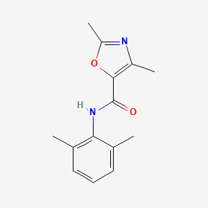 N-(2,6-dimethylphenyl)-2,4-dimethyloxazole-5-carboxamide
