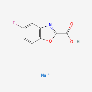 Sodium;5-fluoro-1,3-benzoxazole-2-carboxylate