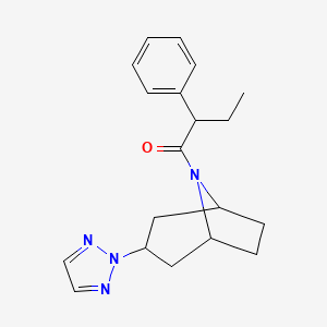 1-((1R,5S)-3-(2H-1,2,3-triazol-2-yl)-8-azabicyclo[3.2.1]octan-8-yl)-2-phenylbutan-1-one