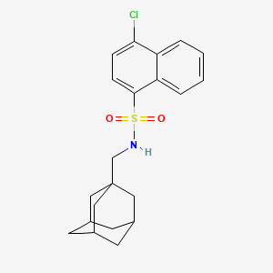 N-[(adamantan-1-yl)methyl]-4-chloronaphthalene-1-sulfonamide