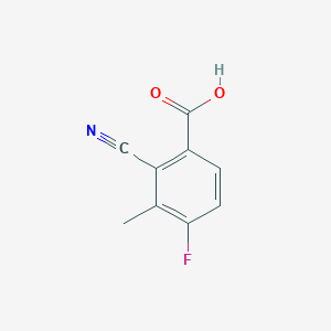 2-Cyano-4-fluoro-3-methylbenzoic acid