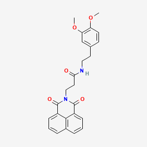 N-[2-(3,4-dimethoxyphenyl)ethyl]-3-(1,3-dioxo-1H-benzo[de]isoquinolin-2(3H)-yl)propanamide