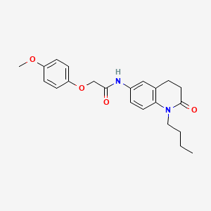 N-(1-butyl-2-oxo-1,2,3,4-tetrahydroquinolin-6-yl)-2-(4-methoxyphenoxy)acetamide