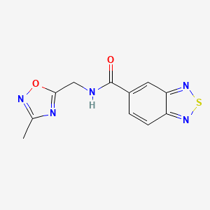 N-((3-methyl-1,2,4-oxadiazol-5-yl)methyl)benzo[c][1,2,5]thiadiazole-5-carboxamide